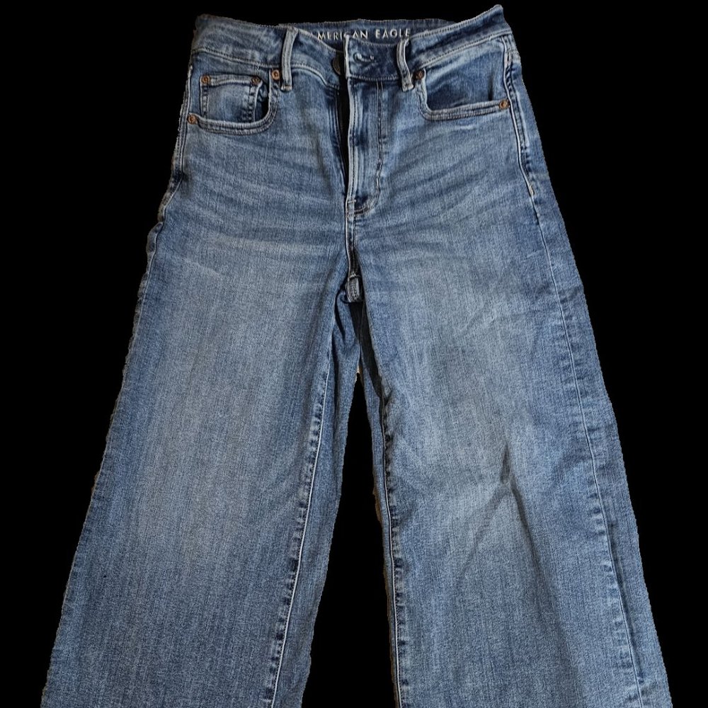American Eagle AE wide leg jeans 2 x short